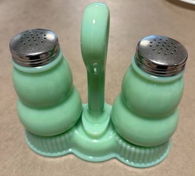 Mosser Glas Jedi Shaker Set mit Halter Authentisch Made in USA Glas Sammlerstück