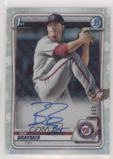 2020 Bowman Chrome Prospects Refractor 167/499 Ben Braymer #CPA-BB Auto 09om
