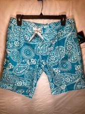 Kanu Surf Women's Lanai Boardshort Size 8,Style 1591, Color Agua