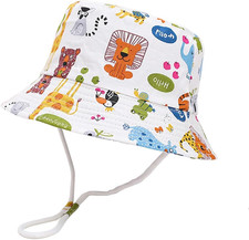 1 Pezzo Cappello Bambina, Cappellino Neonato Estivo, Cappello Pescatore Bambino,