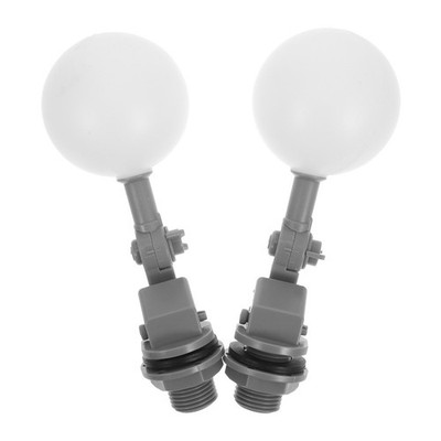 2Pcs Durable Plastic Automatic Water Float Valve Adjustable for Aquarium Tanks