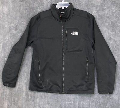 The North Face Apex Risor Windwall Men s Large Black Softshell Full Zip ISSUES