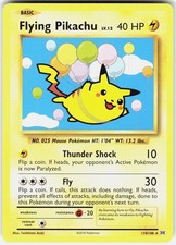 Pokemon Flying Pikachu 110/108 Secret Rare Evolutions Pokemon Near Mint on eBay