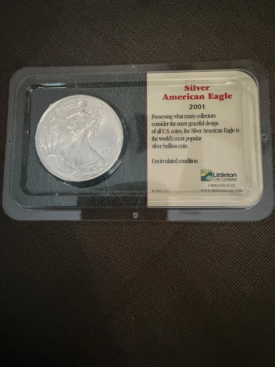 American Eagle Uncertified 2001 Silver Bullion Coins for sale | eBay