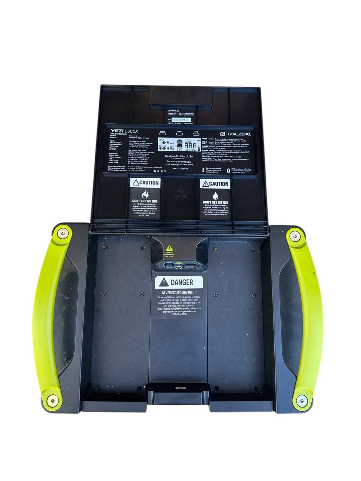 Goal Zero Yeti 1500X Portable Power Station EUC