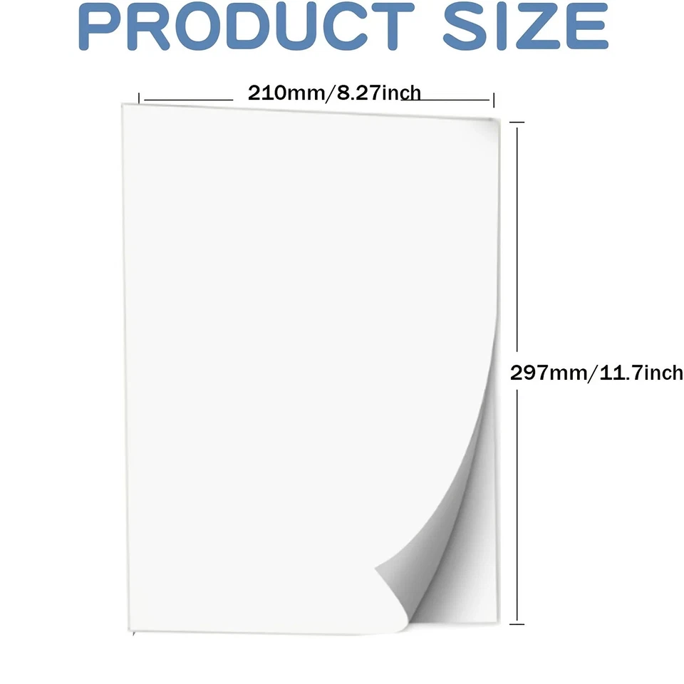 10 DIY A4 Inkjet Waterslide Decal Transfer Paper White Clear Laser Waterslide  - Image 3 of 4