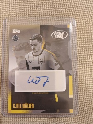 Kjell Wätjen #44/50 | 2025 Topps Borussia Dortmund Bona Fide Baller Autograph