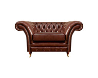Wohnzimmer Sessel Braun Chesterfield Einrichtung Couch Polstersitz Neu