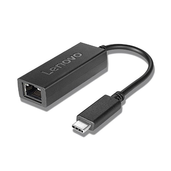 Lenovo Nero Usb-C Ethernet (Rj-45) Adapter (Usb-C), Adattatore Di Rete, - Immagine 4