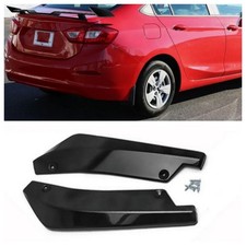 Gloss Black Rear Side Skirt Splitter Lip For Chevy Cruze Us Stock