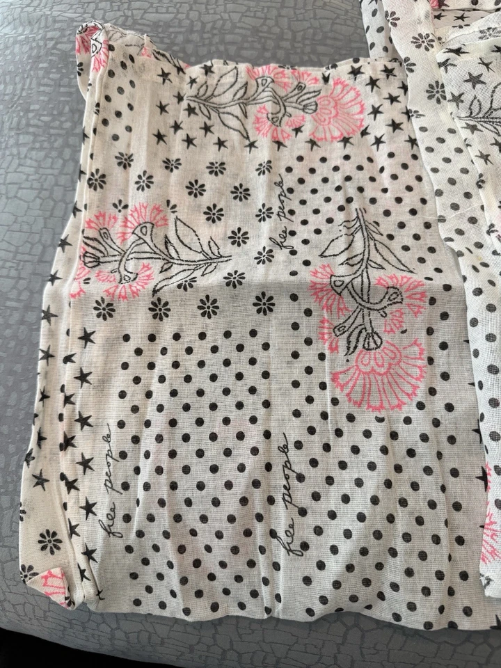 Free People 可重复使用 TOTES 斜挎包 单肩包 GAUZE 针织 BOHO L,批量 7 — 第 3/4 张图片