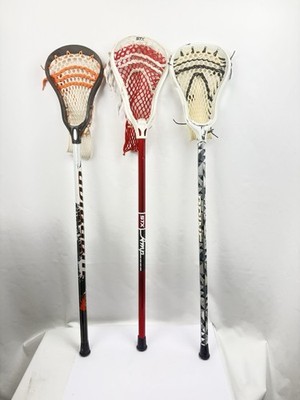 Lacrosse Stick Lot Bundle of 3 STX Amp Warrior Torch Brine Recruit Youth Starter