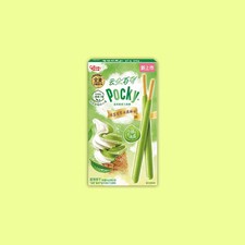 Cono de helado Glico Pocky Matcha (Japón) bocadillos exóticos