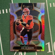 2025 Select Joe Burrow Silver Prizm Concourse BENGALS 