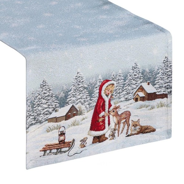 TischläUfer Weihnachten Tischdecke 40X100 Cm Tischtuch Modern Deko Dekoration-image