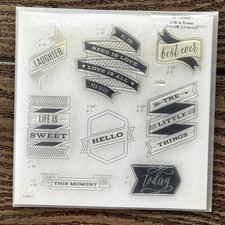 CTMH Close To My Heart Cling Stamp Set - D1680 LIFE IS SWEET