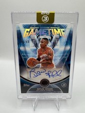 Topps Three 2025-26 Game Time Graphs Spud Webb #GT-SW Serial #/49 Autograph