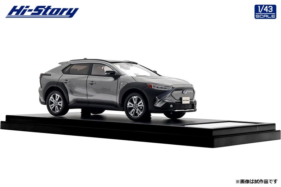Hi Story 1/43 Subaru Solterra ET-HS 2023 Precious Metal Silver JDM