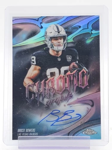 2025 Topps Chrome Brock Bowers Black Refractor (RAW)