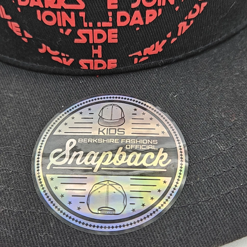 Berkshire Moda Star Wars Darth Vader Únete al Lado Oscuro Juventud Snapback Gorra Gorra Foto 3 de 4