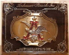 Vintage Anheuser-Busch Inc Buckle Collection Belt Buckle By Raintree Buckles