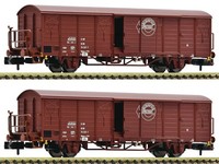Fleischmann 826214 - 2-Tlg. Set Gedeckte GüTerwagen Dr Ep. Iv - Spur N - Neu