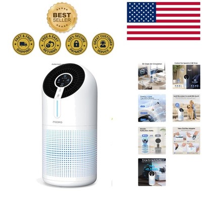 H13 HEPA Air Purifier for Large Rooms up to 1095ft² - Whisper Quiet & Efficient