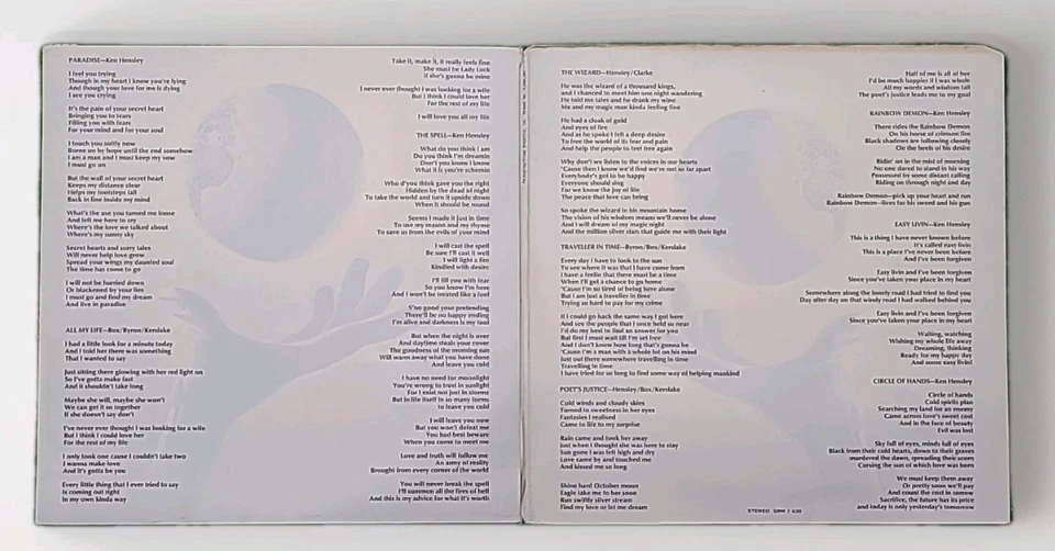 Uriah Heep Demons And Wizards 1972 LP Vinyl SRM-1-630 Mercury EX Vinyl Foto 4 de 4