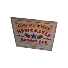  Newcastle Brown Ale For Bars, Pubs, Home Decor, Brew, Wood. We'll Made, Vintage