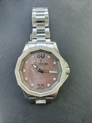 Corum Admirals Cup Diamond Stainless Steel Watch A400/02818