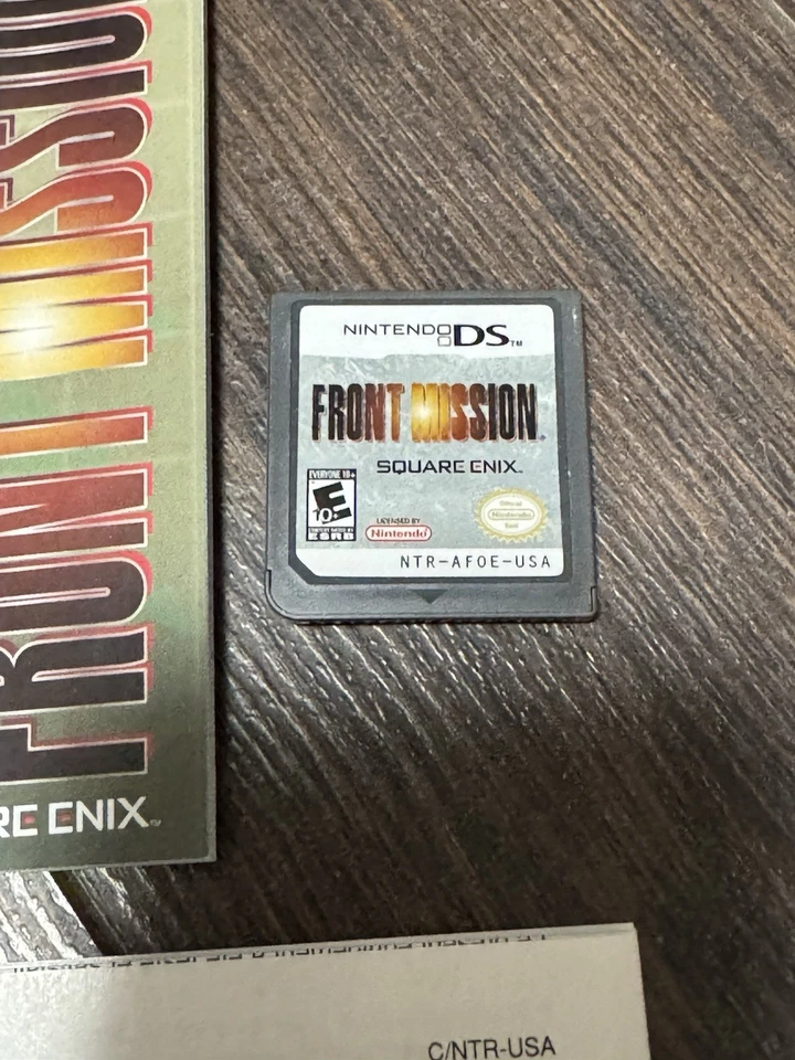 Front Mission Nintendo DS Square Enix 100% Complete w manual and inserts - Image 2 of 4