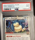 Hop's Snorlax 117/159 Gamestop Promo Journey Together PSA 9 Cosmos Holo Mint