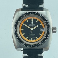 RELOJ DE BUCEO AUTOMÁTICO VINTAGE NIVADA GRENCHEN TARAVANA 39 MM