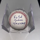 Doug Flynn RARE STATS Signed MLB Baseball “Big Red Machine” Many Inscriptions!