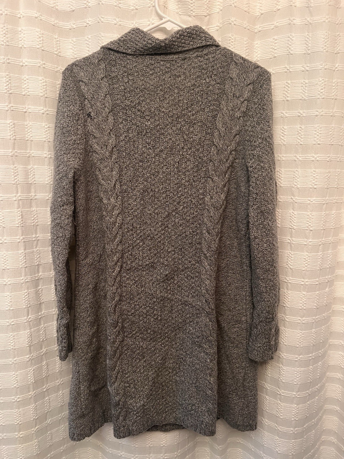 Pendleton Cable Knit Long Double Breasted Cardiga… - image 2