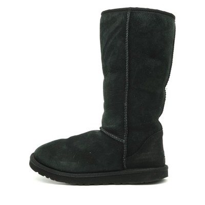 UGG Australia Damen Classic Tall Stiefel Schwarz Mittelhoch Warmfutter EU 39