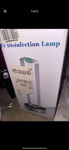 CS-UVC02 UVC Tabletop Sterilizer Lamp Touch Control Timer Child Lock Tools