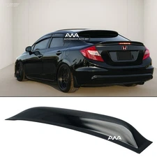 For 12-15 Honda Civic 4dr Rear Window Roof Sun Rain Shade Vent Visor Spoiler