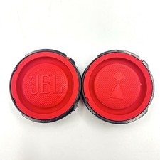 OEM JBL Flip 5 Replacement Pair Right Left End Caps Red Speaker Parts