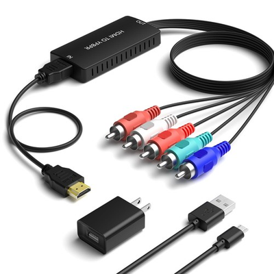 #ad HDMI to Component Converter Convert HDMI Input to Analog YPbPr Video and R L... $32.87