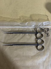 2 Lot - B&L N6930  Scissors - Metzenbaum Curved Lightweight Tonsil