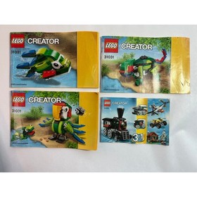 Lego Creator Instruction Manual Lot 4895 31031 31019 31032 31015 40078 40109