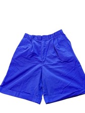    Vintage 1990s High Waist Tan Purple Longline Shorts   27  Waist   Size 14