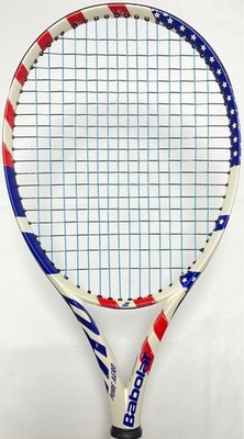 Babolat Pure Aero 2019 US Flag G3 4 3/8 Tennis Racket Pre-Owned