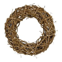 Deko Naturkranz Braun - 30 Cm - Holz TüR Wand Advents Oster Natur Kranz
