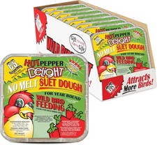 C S Hot Pepper Delight No Melt Suet Dough 11.75 Ounces, 8 Pack