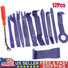 12 Car Trim Removal Tool Kit Car Panel Door Dashboard Fastener Remover Pry Set