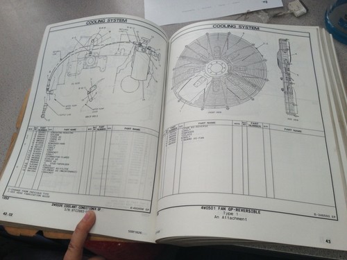 Caterpillar Parts Manual D8N Tractor SEBP1626-04 1993 - Picture 3 of 6