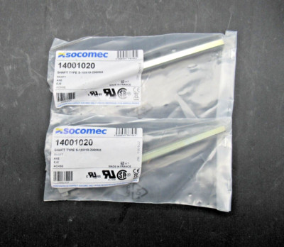 **2 PACK** SOCOMEC 14001020 Shaft Type S-10X10-200MM NEW SEALED | eBay