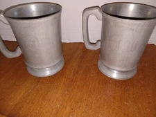 2 MYSTIC SEAPORT STIEFF PEWTER MUGS M6-16